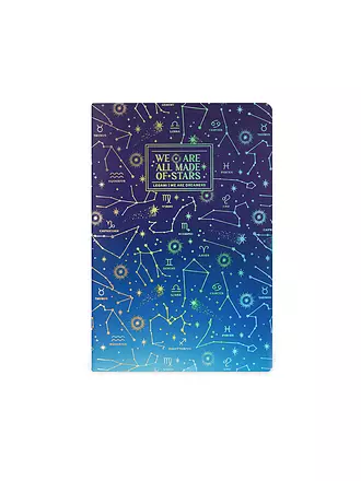 LEGAMI | Liniertes Notizbuch - Large - B5-Format  Stars | keine Farbe