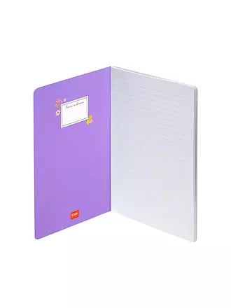 LEGAMI | Liniertes Notizbuch - Large - B5-Format Flowers | keine Farbe