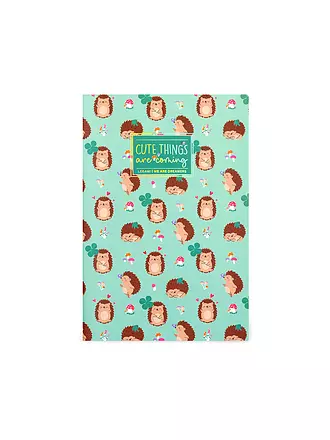 LEGAMI | Liniertes Notizbuch - Large - B5-Format Hedgehog | keine Farbe
