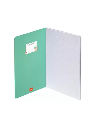 LEGAMI | Liniertes Notizbuch - Large - B5-Format Hedgehog | keine Farbe