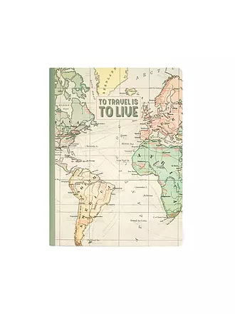 LEGAMI | Liniertes Notizbuch - Large - B5-Format Travel | keine Farbe