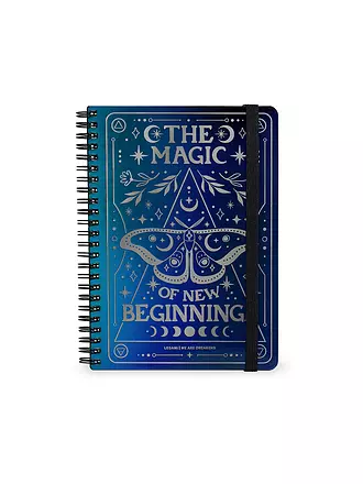LEGAMI | Liniertes Notizbuch -Maxi - Spiralbindung - A4-Format MOTH | keine Farbe