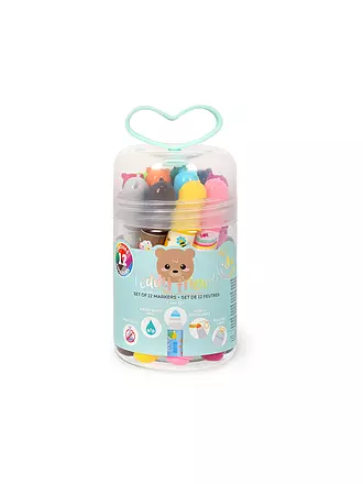 LEGAMI | Set mit 12 Filzstiften Teddy Friends TEDDYBAER | keine Farbe