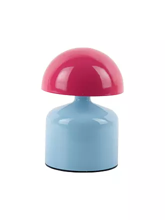 LEITMOTIV | LED Tischlampe FUNKY IMPETU Soft Purpple/Bright Yellow | hellblau