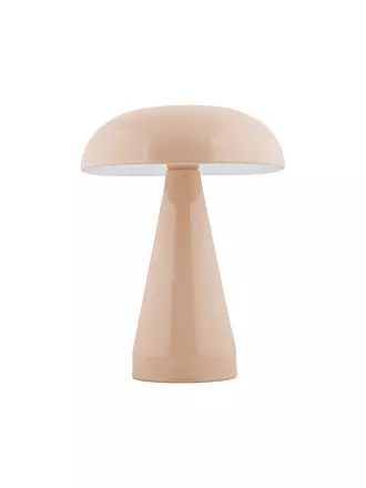 LEITMOTIV | LED Tischlampe RACHEL Iron Soft Brown | rosa