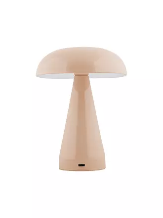 LEITMOTIV | LED Tischlampe RACHEL Iron Soft Brown | rosa