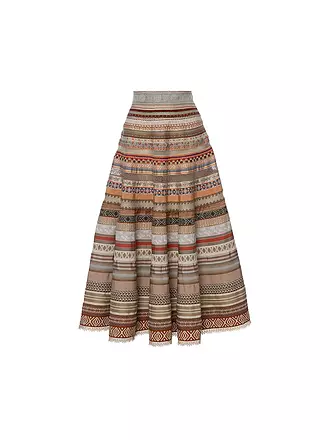 LENA HOSCHEK | Bänderrock OPULENCE TOFFEE | beige