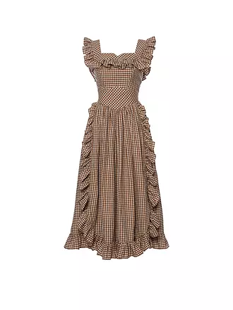 LENA HOSCHEK | Kleid TEMPERANCE | braun