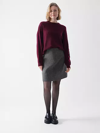 LES TRICOTS DE LEA | Kaschmirpullover MAPOUPETTE | dunkelrot