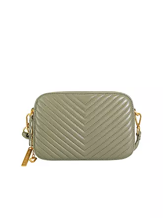 LES VISIONNAIRES | Ledertasche - Mini Bag LOLA QUILTING | schwarz