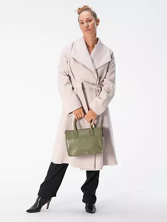 LES VISIONNAIRES | Ledertasche - Tote Bag LENA SILKY | olive