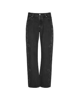 LEVI'S® | Jeans Mom Fit 501 90S BEJEWELED | schwarz
