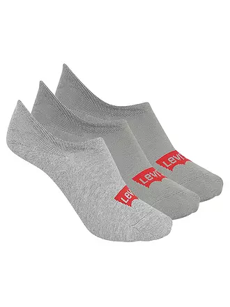 LEVI'S® | Sneaker Socken 3er Pkg middle grey melange | hellgrau