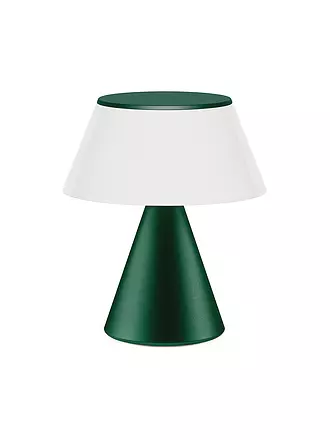 LEXON | LED Lampe LUMA M 10,8cm Gold | dunkelgrün