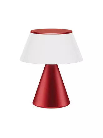 LEXON | LED Lampe LUMA M 10,8cm Gold | dunkelrot