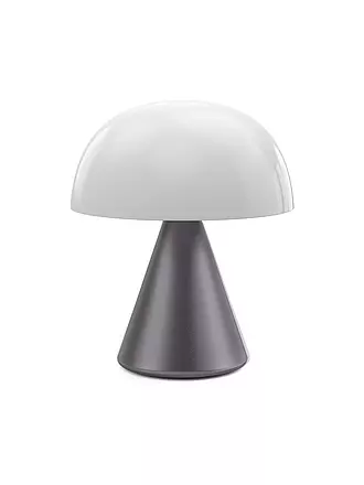 LEXON | LED Lampe MINA L 17cm Alu Finish | grau