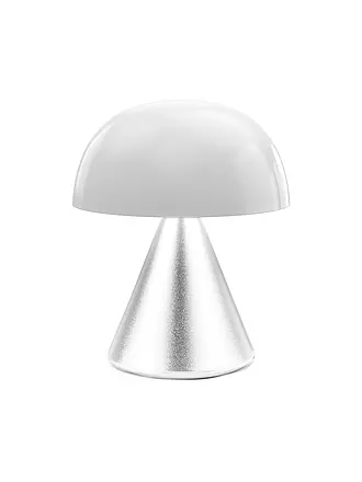 LEXON | LED Lampe MINA L 17cm Alu Finish | dunkelgrün