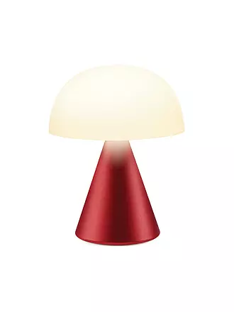 LEXON | LED Lampe MINA L 17cm Orange | dunkelrot