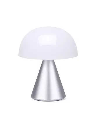 LEXON | LED Lampe MINA M 11cm Alu Finish | dunkelrot