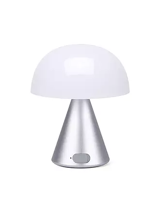 LEXON | LED Lampe MINA M 11cm Alu Finish | silber