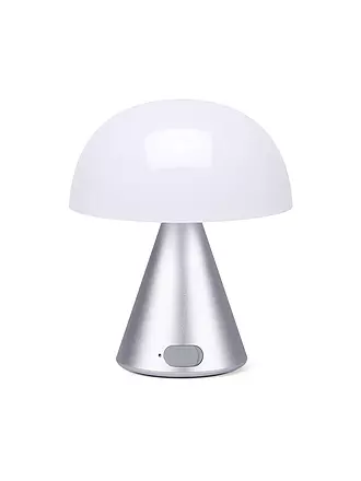 LEXON | LED Lampe MINA M 11cm Alu Finish | dunkelrot
