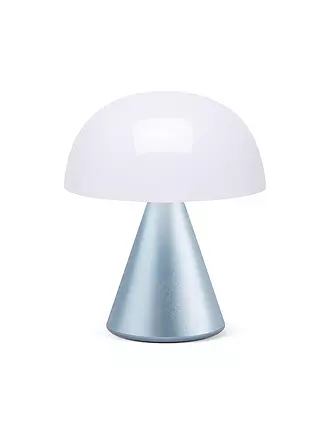 LEXON | LED Lampe MINA M 11cm Dark Green | hellblau