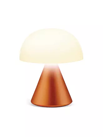 LEXON | Mini LED Lampe MINA 8,3cm Light Blue | orange