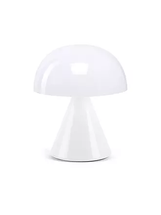 LEXON | Mini LED Lampe MINA 8,3cm Orange | weiss