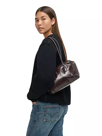 LIEBESKIND BERLIN | Ledertasche - Henkeltasche KAYLA Small | dunkelrot