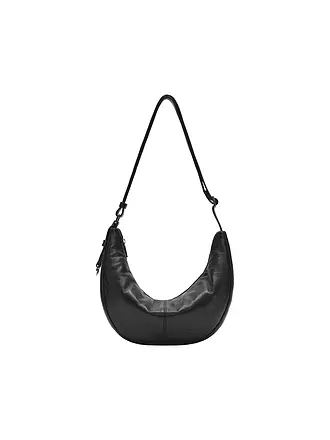 LIEBESKIND BERLIN | Ledertasche - Hobo Bag MOON Small | schwarz