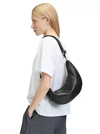 LIEBESKIND BERLIN | Ledertasche - Hobo Bag MOON Small | schwarz
