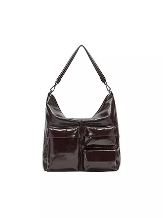 LIEBESKIND BERLIN | Ledertasche - Hobo Bag Medium | dunkelrot