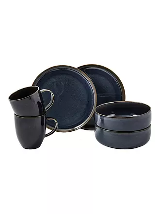 LIKE BY VILLEROY & BOCH | Frühstück - Set Crafted 6-teilig Blueberry | dunkelblau
