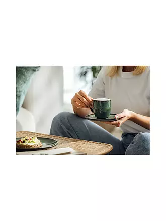 LIKE BY VILLEROY & BOCH | Kaffeeuntertasse 15,5cm lave glace | dunkelgrün