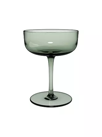 LIKE BY VILLEROY & BOCH | Like Glass Sektschale / Dessertschale Set 2tlg 12x9cm Grape | grün