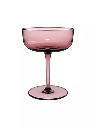 LIKE BY VILLEROY & BOCH | Like Glass Sektschale / Dessertschale Set 2tlg 12x9cm Grape | grün
