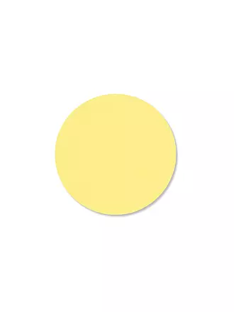 LIND DNA | Glasuntersetzer 10cm CIRCLE Yellow | gelb