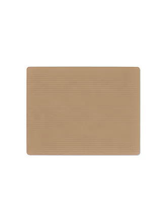 LIND DNA | Tischset 35x45cm CORDUROY ECKIG Light Grey | camel
