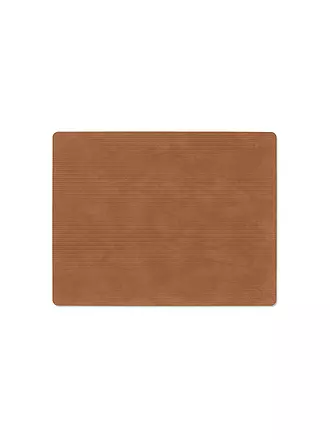 LIND DNA | Tischset 35x45cm CORDUROY ECKIG Light Grey | braun