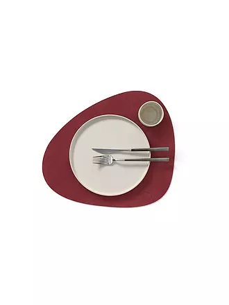 LIND DNA | Tischset 37x44cm CURVE Nupo Oval Red | gelb