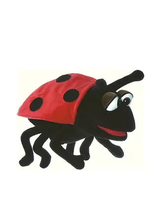 LIVING PUPPETS | Handpuppe Marienkäfer Hubi 27 cm | keine Farbe