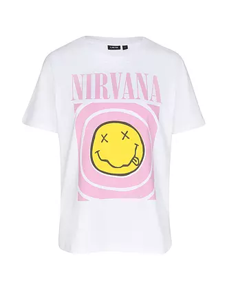 LMTD | T-Shirt NLFAZA NIRVANA | weiss