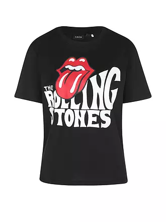 LMTD | T-Shirt NLFOMRISA ROLLINGS | schwarz