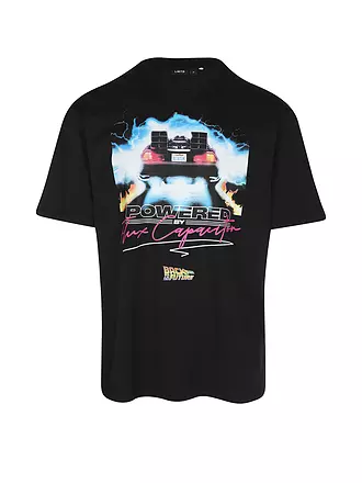 LMTD | T-Shirt NLMFIDAS BACKTOTHEFUTURE | schwarz