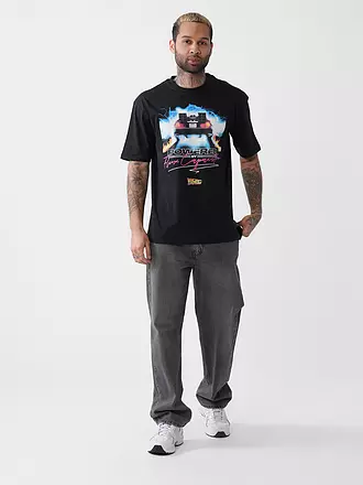LMTD | T-Shirt NLMFIDAS BACKTOTHEFUTURE | schwarz