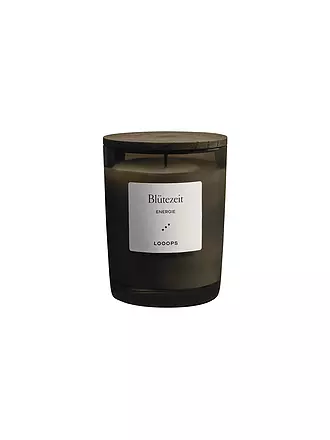 LOOOPS | Duftkerze 250g ROSENROT | dunkelgrün