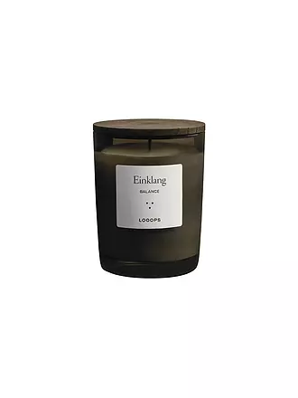 LOOOPS | Duftkerze 250g ROSENROT | dunkelgrün