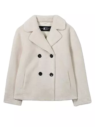 LUISA CERANO | Jacke in Felloptik | weiss