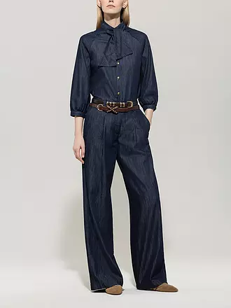 LUISA CERANO | Jeansbluse | blau