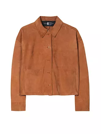 LUISA CERANO | Lederjacke | orange
